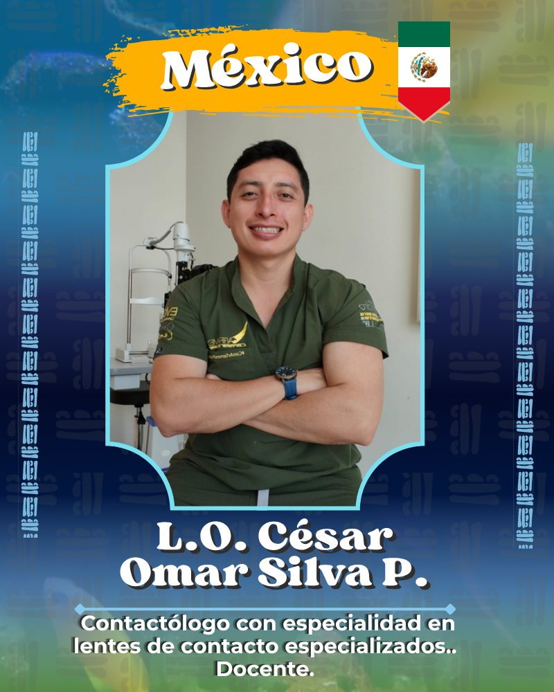Tarjeta de presentación de L.O. César Omar Silva P., México