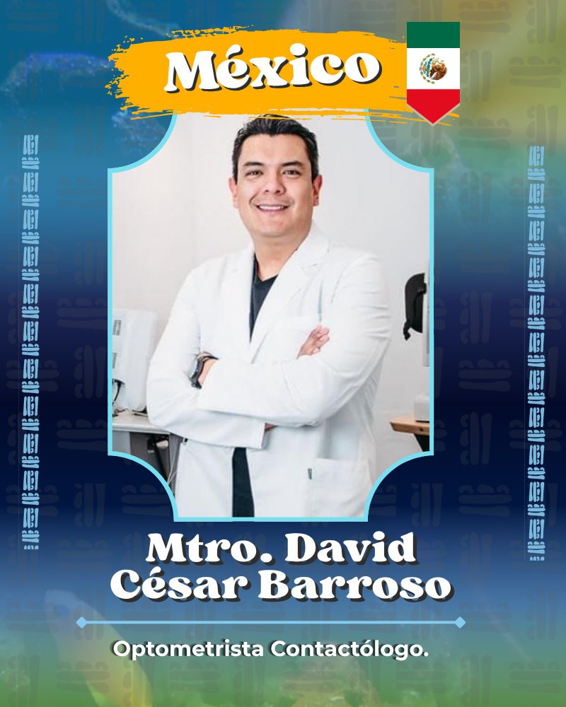 Tarjeta de presentación de Mtro. David César Barroso, México